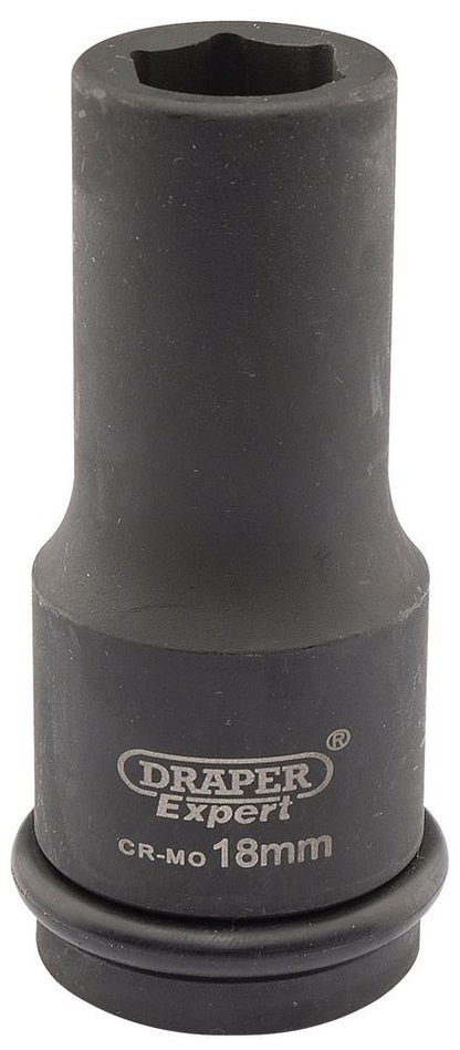 Draper 18MM IMP.DEEP SCKET 3/4DR 05050 HI-TORQÂ® Metric Deep Impact Sockets, 3/4" Sq. Dr.