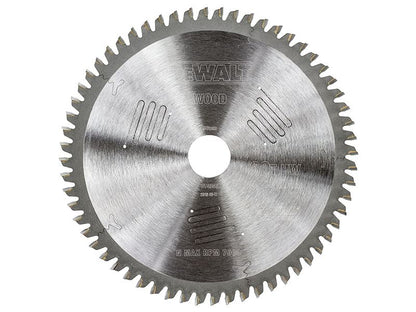 DeWalt DT4350-QZ Series 60 Circular Saw Blade 216 x 30mm x 60T ATB/Neg