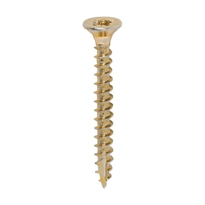 TIMCO Classic Screw PZ2 CSK ZYP 4.0 x 35 Gold Pack 200