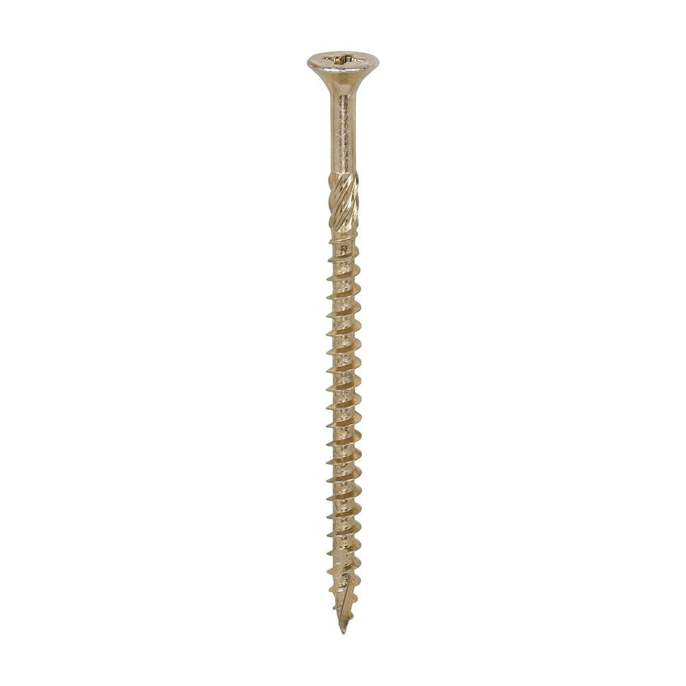 TIMCO C2 Strong-Fix PZ3 CSK ZYP 6.0 x 100 Gold Pack 100