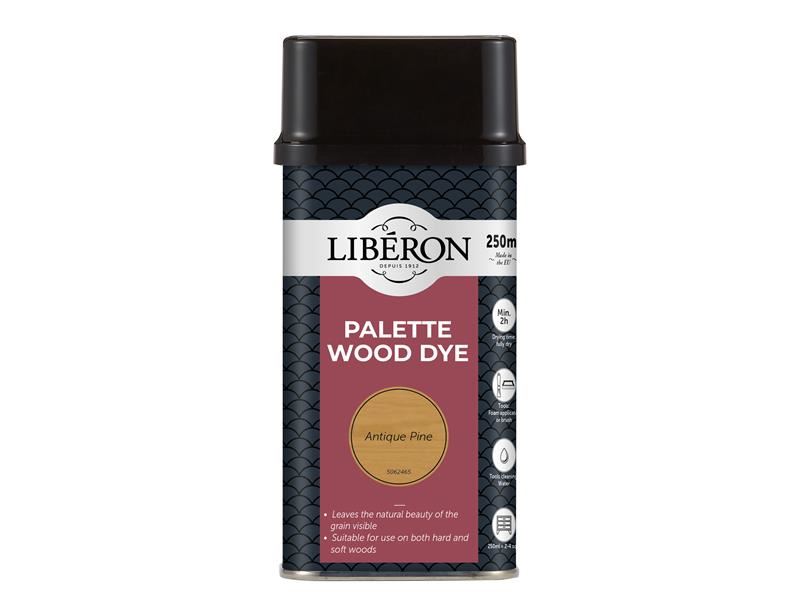 Liberon 014333 Palette Wood Dye Antique Pine 250ml
