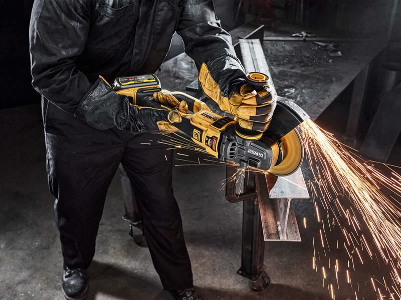 DeWalt DCG460X2XR FlexVolt Angle Grinder 54V 2 x 3.0Ah Li-ion