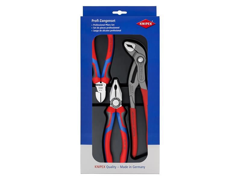 Knipex 00 20 09 V01 Bestseller Pliers Set, 3 Piece