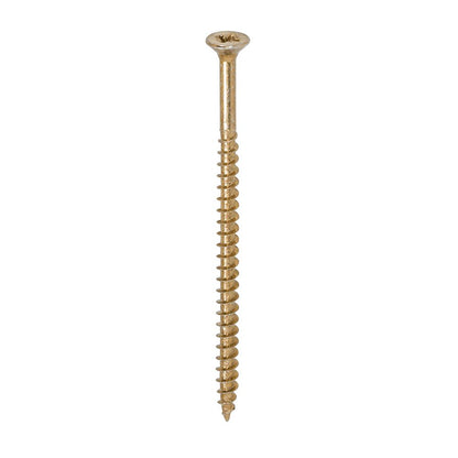 TIMCO Solo Woodscrew PZ2 CSK ZYP 5.0 x 90 Gold Pack 100