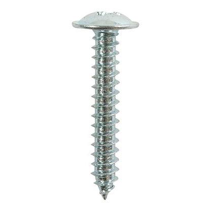 TIMCO S/Tapping Screw PZ2 FLG - BZP 8 x 3/4 Silver Pack 14