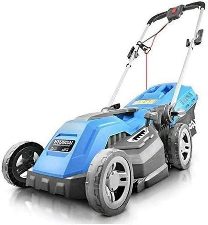Hyundai HYM3800E Electric Lawn Mower 1600W 230V 240V 38cm Corded Mulching Garden Mower Garden Grass Cutting