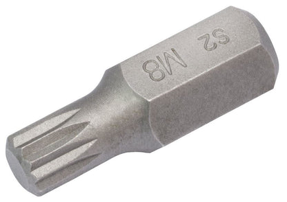 Draper M8 XZN BIT 10MM HEX X 30MM 33341 Spare 10mm Hex. Insert Bits For Mechanic's Bit Sets