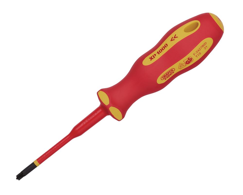DRAPER 02254 - Ergo Plus® Extra Slim PZ/SL Type VDE Interchangeable Screwdriver Blade No:1 x 80mm