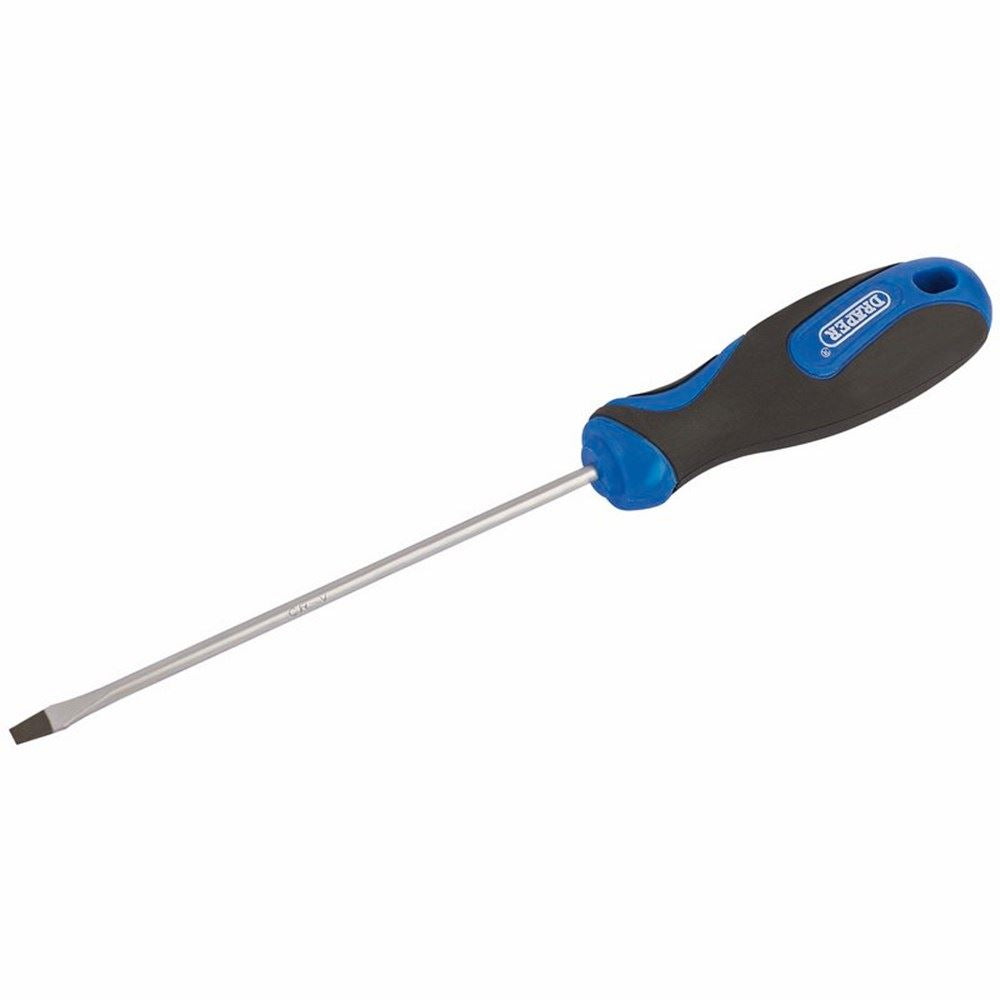 Draper 100X 3.2MM PLAIN SLOT S/DRIVER 48920 Soft Grip Plain Slot Screwdrivers