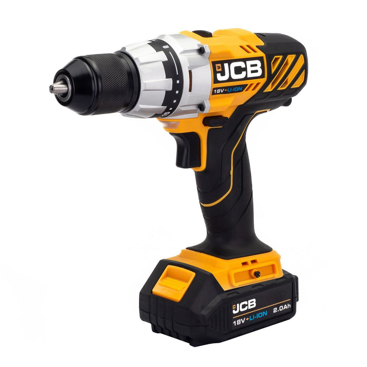 JCB 21-18DD-2XB Drill Driver 2.0Ah 2.4A 18V Cordless Drill Screwdriver