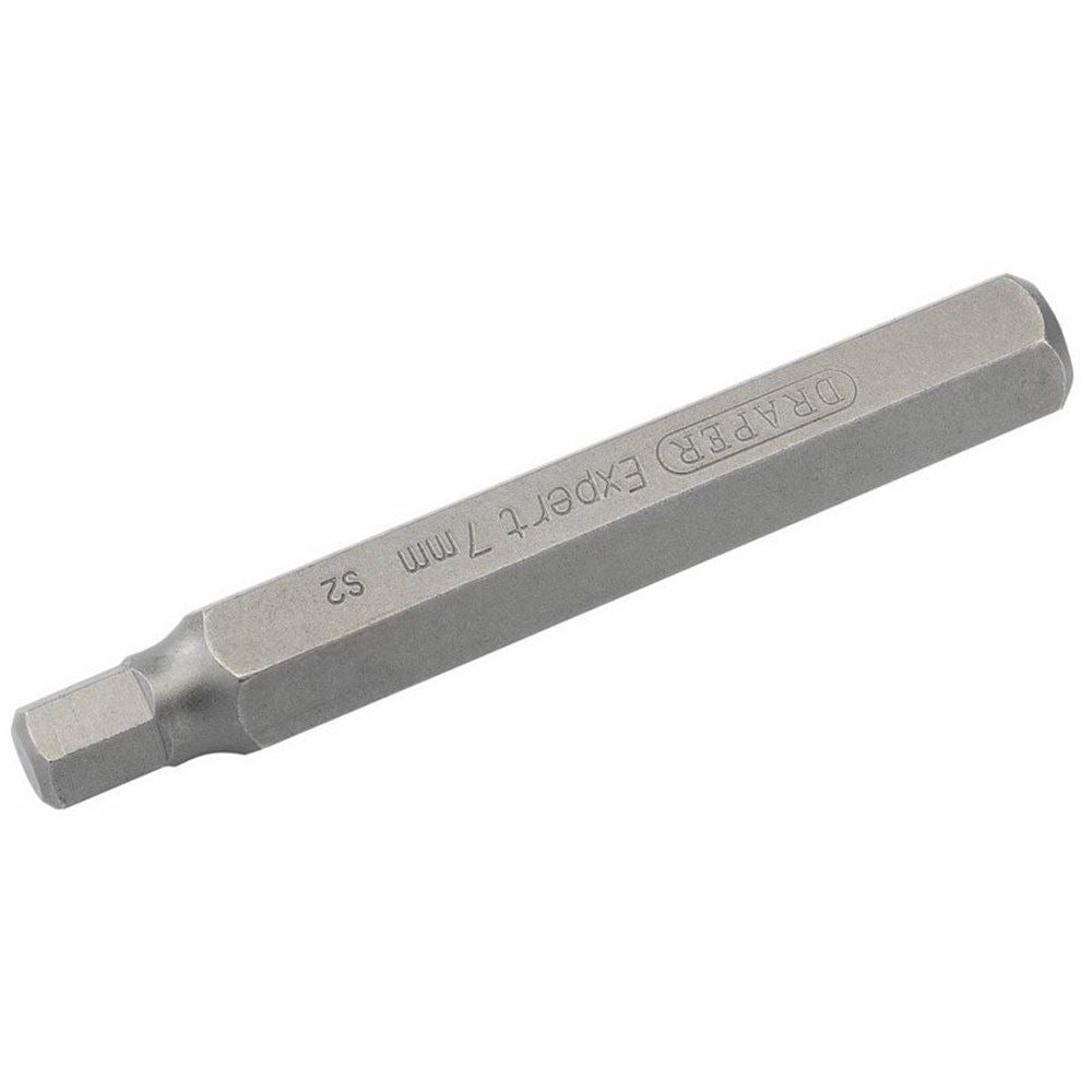 Draper 7MM HEX BIT 10MM HEX X 75MM 33335 Spare 10mm Hex. Insert Bits For Mechanic's Bit Sets