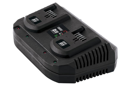 Draper D20 2X3.5A TWIN BATTERY CHRGR 92239 92239 D20 20V Fast Twin Battery Charger, 2 x 3.5A