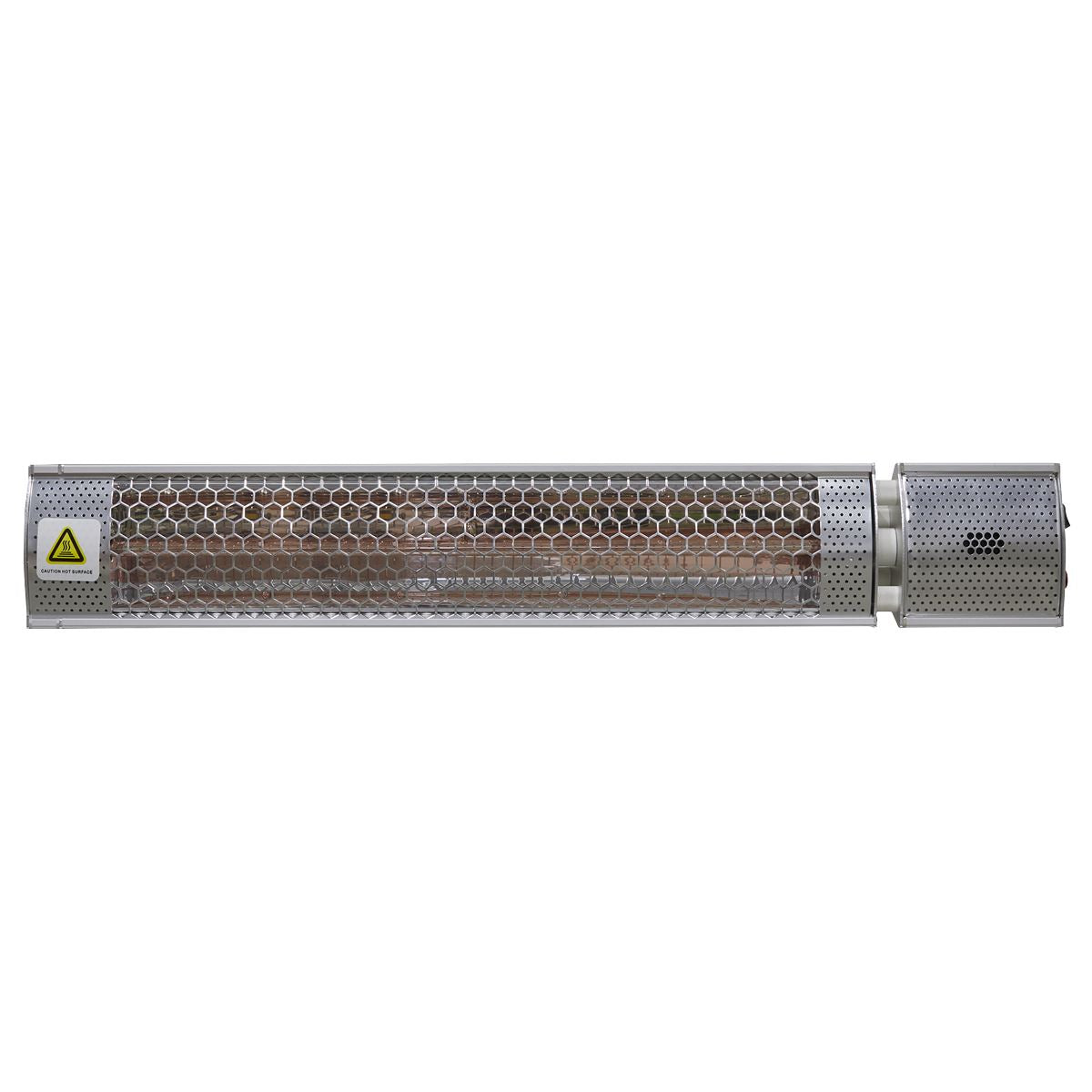 Sealey IWMH2000R High Efficiency Wall Mounting Infrared Short Wave Heater 2000W | 1000/2000W, 230V, Remote Control, Tip-Over Switch