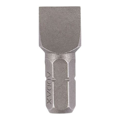 TIMCO Slotted Driver Bit - S2 Grey 10.0 x 1.6 x 25 Grey Pack 2