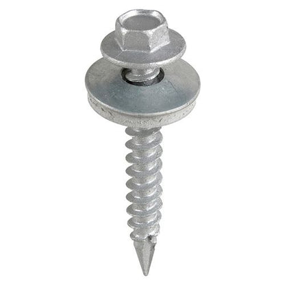 TIMCO Hex Screw W16 Slash EXT 6.3 x 125 Silver Pack 100