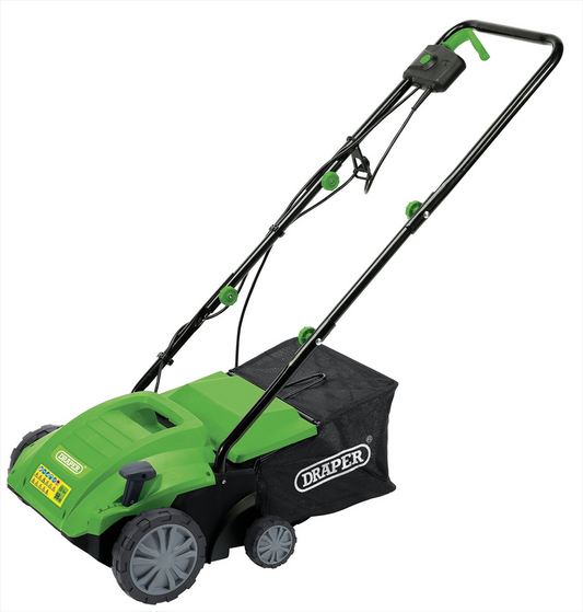 Draper 1500W 320MM SCARIFIER 97921 97921 230V Lawn Aerator/Scarifier, 320mm