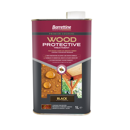 Barrettine Wood Protective Treatment Shed Fence Timber Wood Stain All Colours