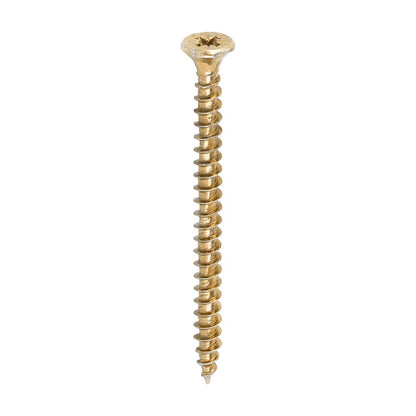TIMCO Velocity Screw PZ1 CSK ZYP 3.0 x 40 Gold Pack 200