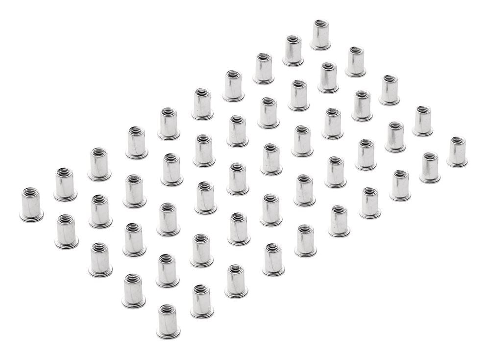 Draper THREADED INSERT RIVNUT M8X50 04054 Zinc Plated Threaded Insert Rivet Nuts