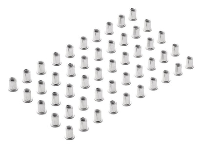 Draper THREADED INSERT RIVNUT M8X50 04054 Zinc Plated Threaded Insert Rivet Nuts