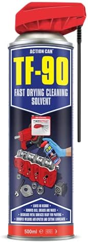 Action Can TF-90 Twin Spray Fast Drying Cleaning Solvent Degreaser Spray 500ml