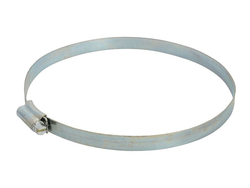 Faithfull FAIHC6XB 6X Hose Clip - Zinc MSZP 120 - 150mm |