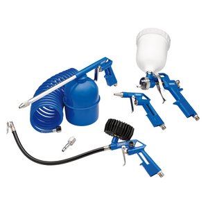 Draper AIR TOOL KIT 5PC 28357 28357 Air Tool Kit, 1/4" BSP (5 Piece)