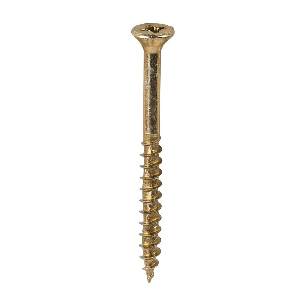 TIMCO Velocity Screw PZ3 CSK ZYP 6.0 x 70 Gold Pack 200
