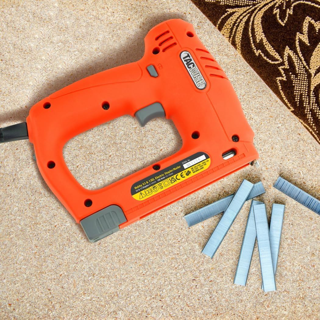 HOBBY 53 & 13EL ELECTRIC STAPLER/NAILER WITH 5000 STAPLES/2000 NAILS – Professional Trade Stapling & Fixing Tool