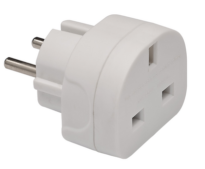 Draper EUROPEAN TRAVEL ADAPTOR 98439 UK to European Travel Adaptor
