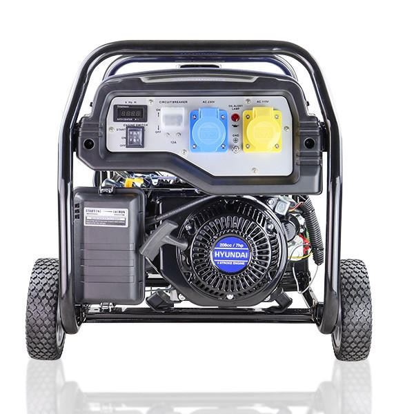 Hyundai HY3800LEK-2 Petrol Generator 3.2kW 4kVA Electric Start Portable Site Power Backup Power Portable Backup Site Power