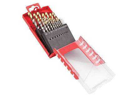 Dormer A0897201 A095 Compact Set HSS TiN Drill Set of 19 1.0-10 x 0.5mm