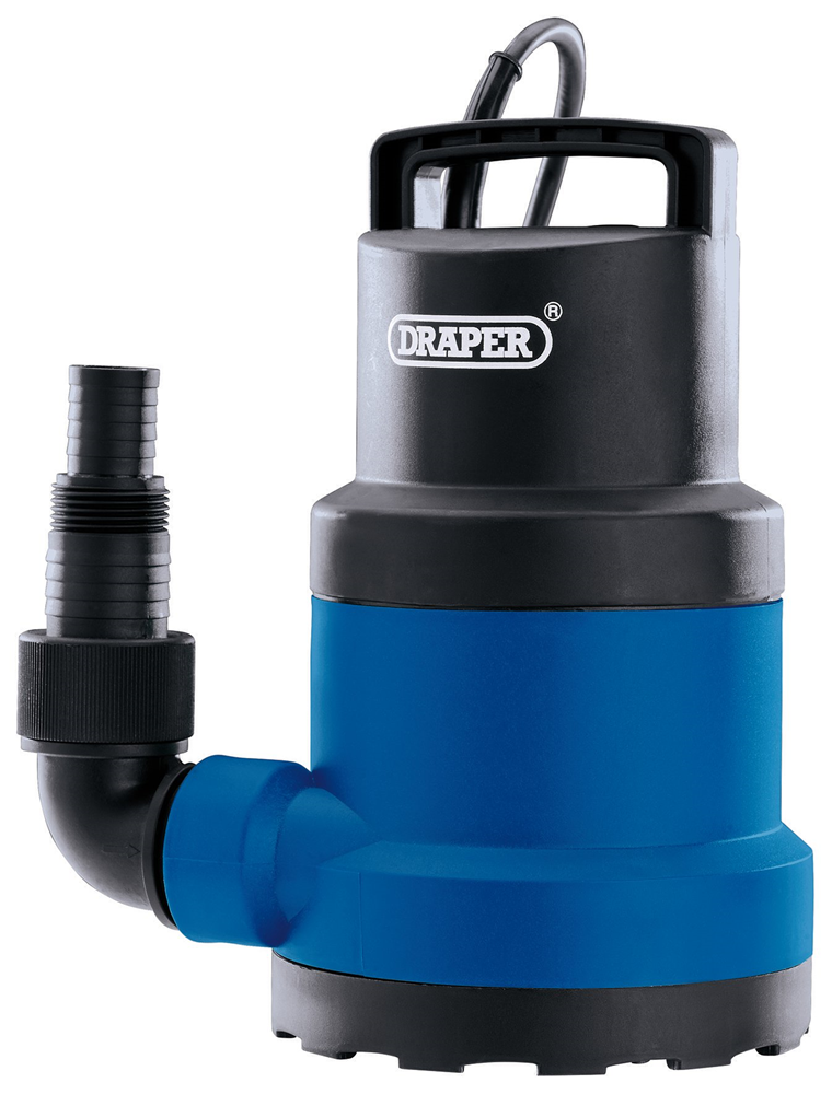 Draper 108L/MIN SUB PUMP CLEAR WATER 98911 98911 Submersible Clean Water Pump, 108L/min, 250W