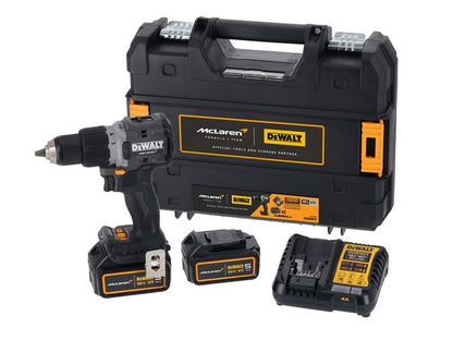DeWalt McLaren XR Brushless Combi Drill 18V 2x5Ah Li-ion Kit F1 Edition