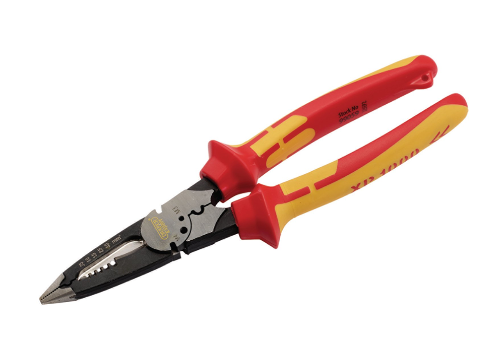 Draper 225MM ELEC. PLIERS (TETHERED) 99059 99059 XP1000Â® VDE Multi-Purpose Pliers, 225mm, Tethered