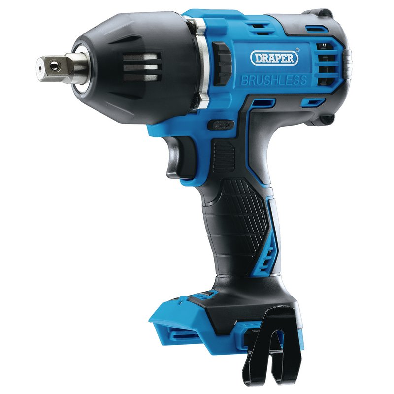 Draper D20 20V BRUSHLESS 1/2" MID-TORQUE IMPACT WRENCH (400NM) - BARE 99250