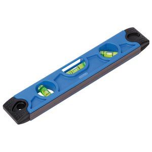 79579 Draper Torpedo Spirit Level, 230mm DL22 Spirit Levels 1mm Professional Trade DIY Workshop Garage Use