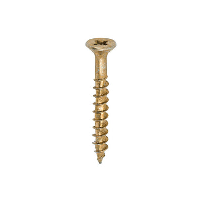 TIMCO Velocity Screw PZ2 CSK ZYP 5.0 x 40 Gold Pack 800