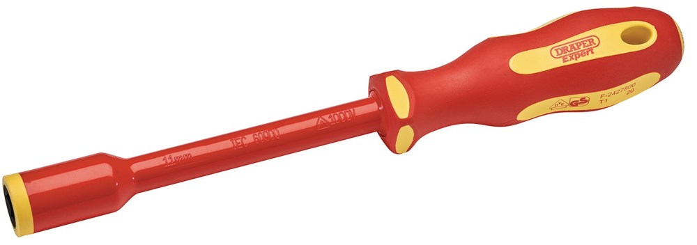 DRAPER 99490 - VDE Approved Fully Insulated Nut Driver, 11mm