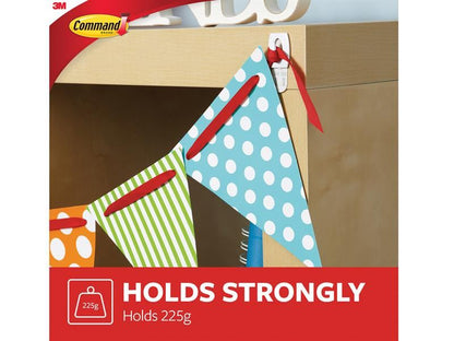Command� 17006 White Mini Hooks (Pack 6)