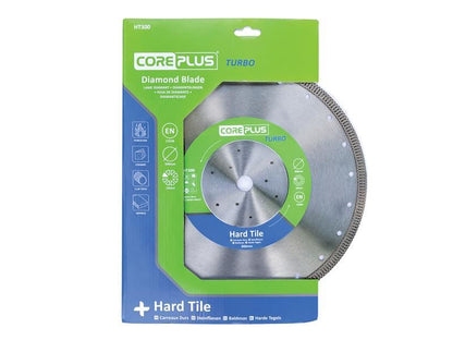 CorePlus CORDBHT300 HT300 Hard Tile Turbo Diamond Blade 300mm