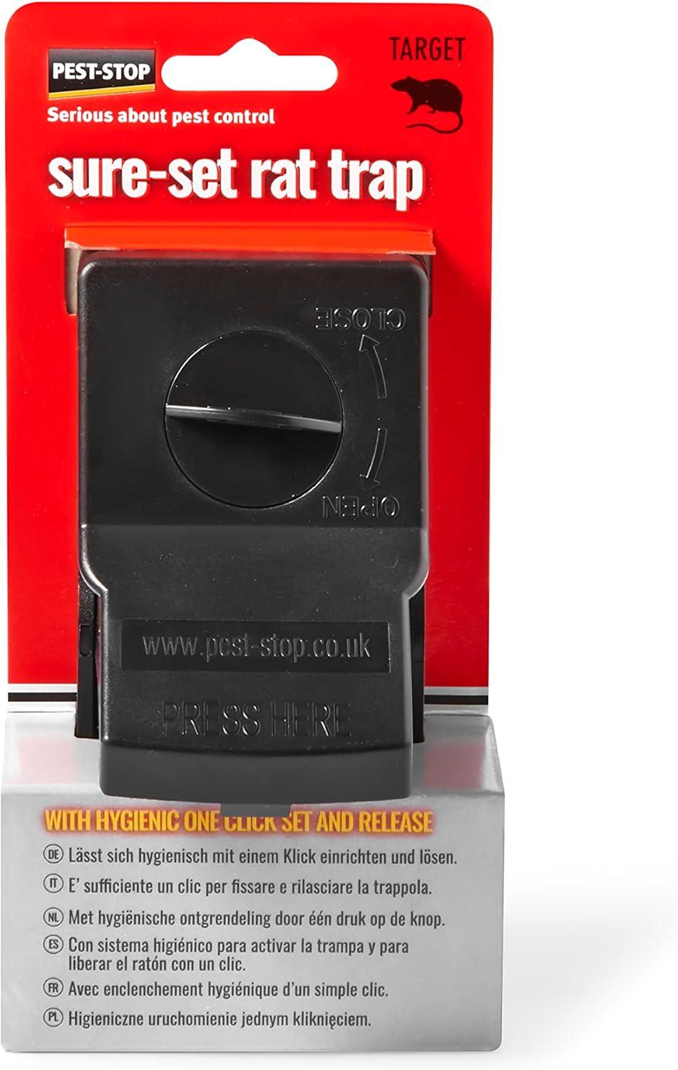 Pest Stop Sure-Set Plastic Rat Trap