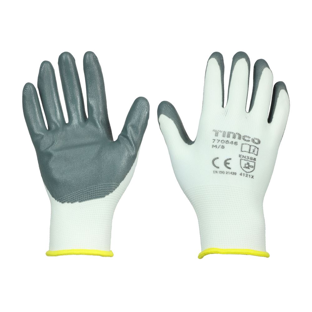 TIMCO Secure Grip Glove Nitrile Foam Medium Pack 1
