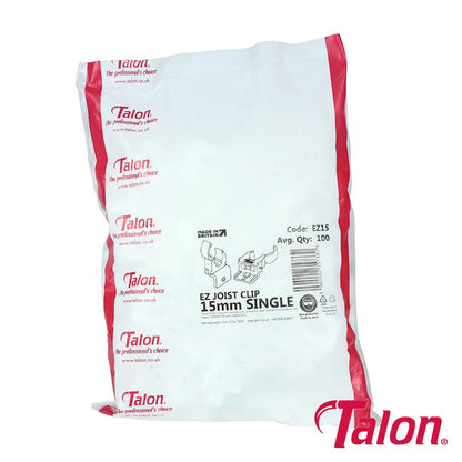 TIMCO EZ Joist Clip - White 15mm White Pack 100