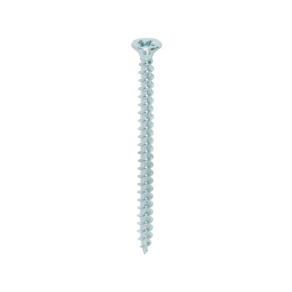 TIMCO Solo Woodscrew PZ2 CSK Zinc 3.5 x 50 Silver Pack 200
