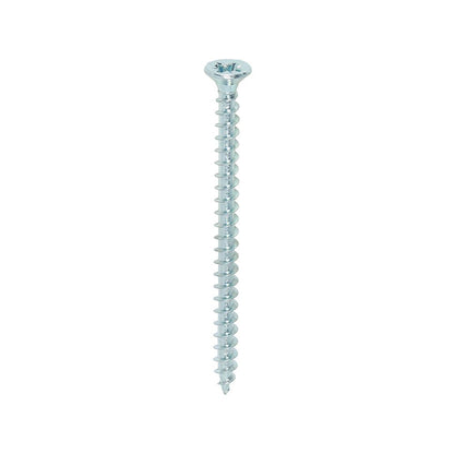 TIMCO Solo Woodscrew PZ2 CSK Zinc 3.5 x 50 Silver Pack 200