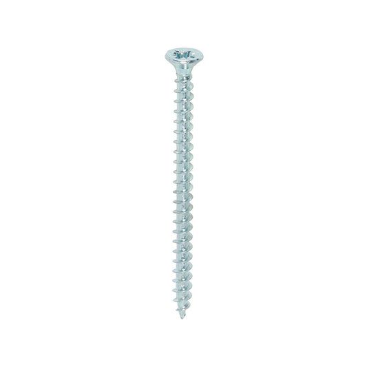 TIMCO Solo Woodscrew PZ2 CSK Zinc 3.5 x 50 Silver Pack 200
