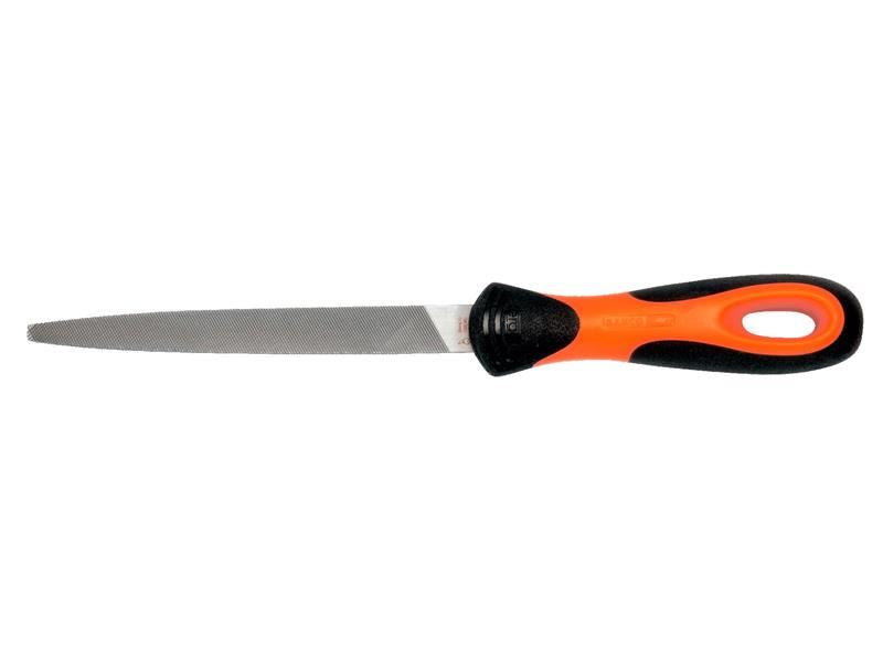 Bahco 1-110-08-2-2 Handled Flat Second Cut File 1-110-08-2-2 200mm (8in)