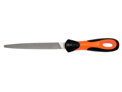 Bahco 1-110-08-2-2 Handled Flat Second Cut File 1-110-08-2-2 200mm (8in)