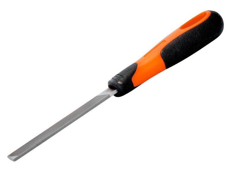 Bahco 1-100-08-2-2 Handled Hand Second Cut File 1-100-08-2-2 200mm (8in)